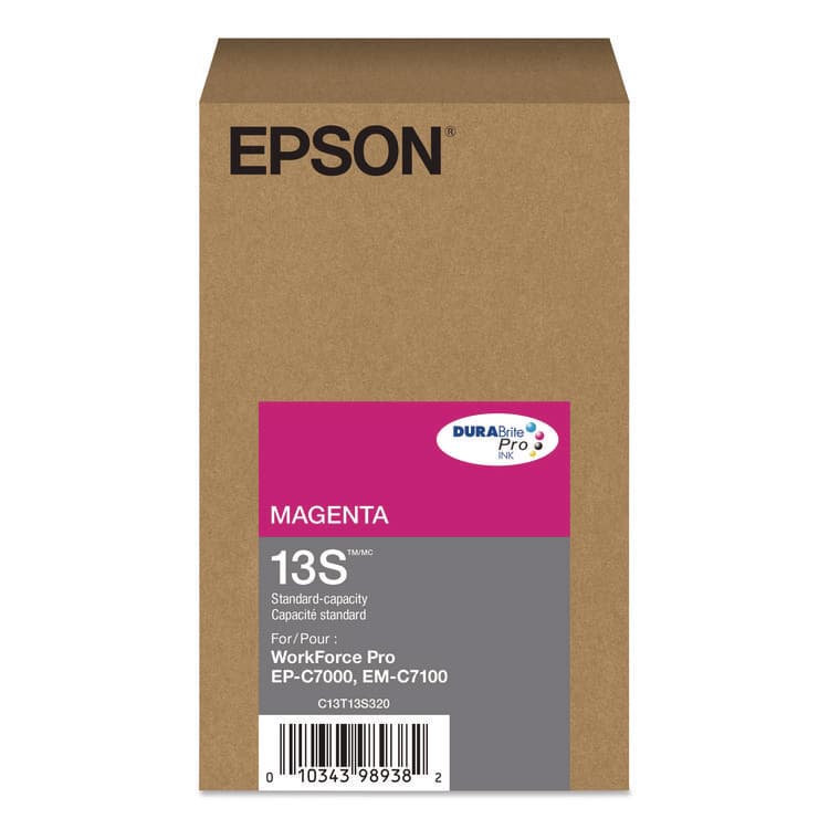 EPSON AMERICA, . T13S320 (T13S) DURABrite Pro Ink, 1,700 Page-Yield, Magenta (EPST13S320)