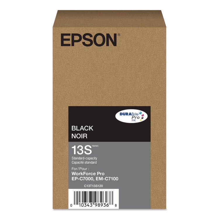 EPSON AMERICA, . T13S120 (T13S) DURABrite Pro Ink, 2,900 Page-Yield, Black (EPST13S120)