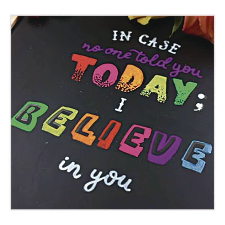 LAROSE INDUSTRIES, LLC Chalk Markers, Assorted Colors, 6/Pack (CZA1087324) thumbnail 2