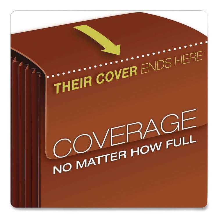 TOPS BUSINESS FORMS Heavy-Duty Expanding Wallet with Flap and Cord Closure, 7" Expansion, 1 Pocket, Letter Size, Redrope (PFXCL1084GLHD) thumbnail 2