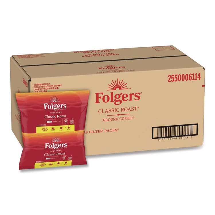 J.M. SMUCKER CO. Coffee Roast Ground Filter Pack, 0.6 oz, 160/Carton (FOL06114)