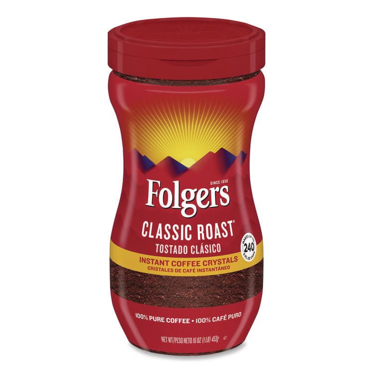 J.M. SMUCKER CO. Classic Roast Instant Coffee, 16 oz Jar (FOL06922)