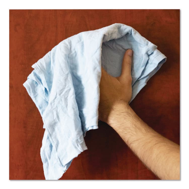 MONARCH GLOBAL BRANDS Reclaimed Color T-Shirt Rags, Assorted, 125/Box (MNHR020C45A25) thumbnail 2