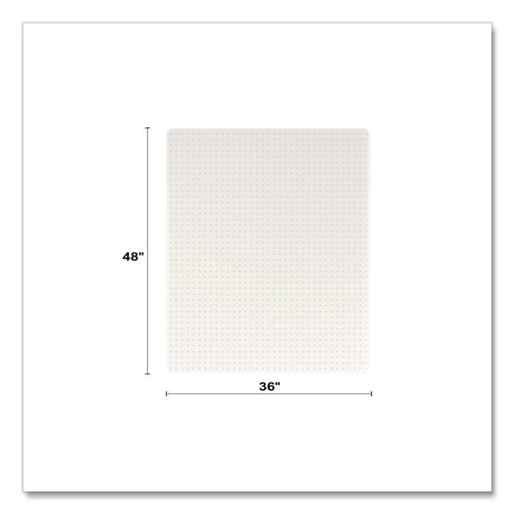 DEFLECTO CORPORATION OceanMat Carpet Chair Mat for Flat Pile Carpeted Floors, Rectangular, Straight Edges, 36" x 48", Clear (DEFCM1K142OCB) thumbnail 4
