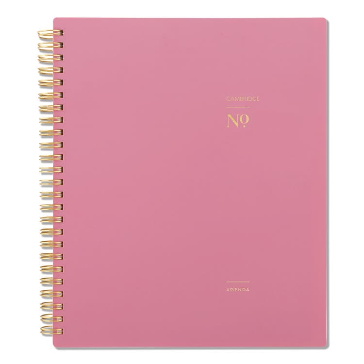 MEAD PRODUCTS WorkStyle Weekly/Monthly Planner, 8.75 x 7.75, Pink Cover, 12-Month (Jan to Dec): 2026 (AAG160680527) thumbnail 4