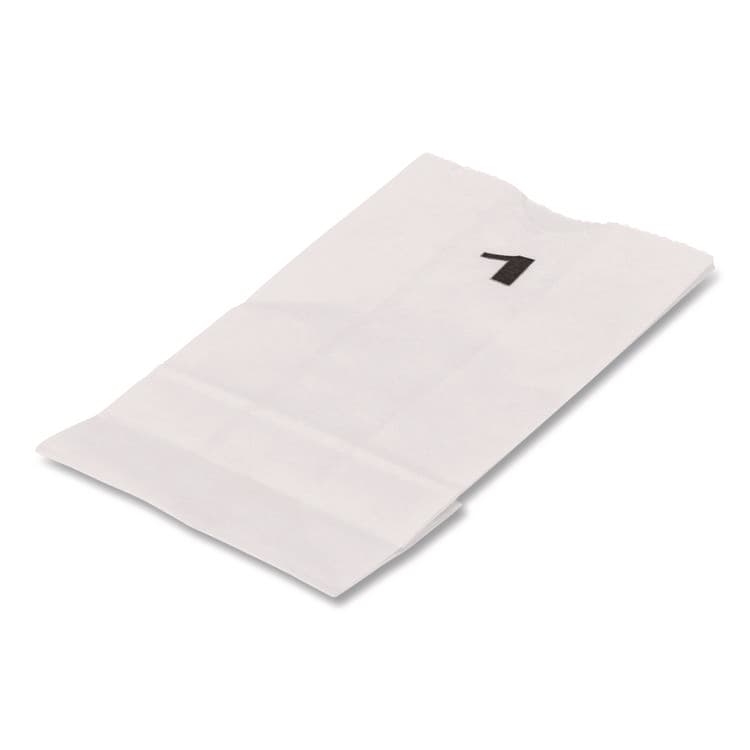 ROSS & WALLACE PAPER PRODUCTS, . Grocery Paper Bags, 1# Size, 30# Basis Weight, 3.5" x 2.25" x 6.63", White, 500/Bundle (BAGGWHT1500)