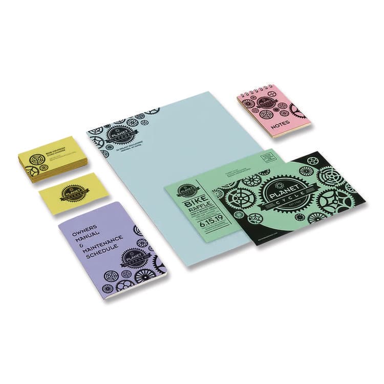 NEENAH PAPER Color Cardstock, 65 lb Cover Weight, 8.5 x 11, Assorted Pastel Colors, 50/Pack (WAU91803) thumbnail 4