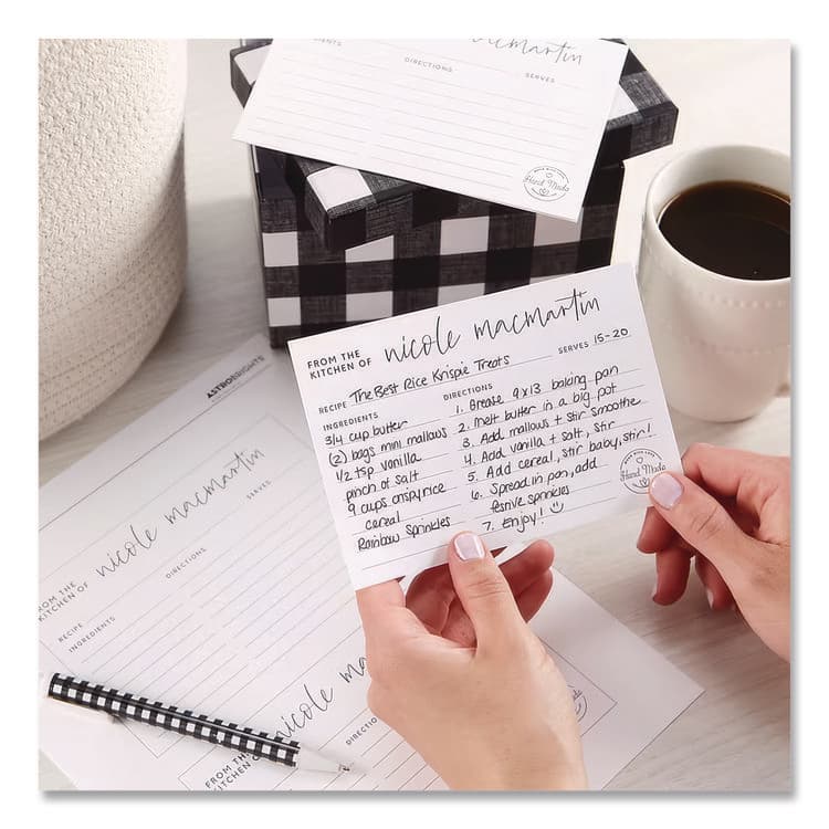 NEENAH PAPER Exact Index Card Stock, 94 Bright, 110 lb Index Weight, 8.5 x 11, White, 250/Pack (WAU4050848508) thumbnail 4