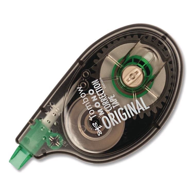 AMERICAN TOMBOW . MONO Original Correction Tape Value Pack, Non-Refillable, 0.17" x 32.83 ft, Translucent Smoke/Green Dispenser, 10/Pack (TOM68720) thumbnail 2