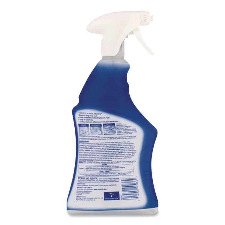 RECKITT BENCKISER Disinfectant Power Bathroom Foamer, Liquid, Unscented, 22 oz Trigger Spray Bottle, 6/Carton (RAC90036CT) thumbnail 3