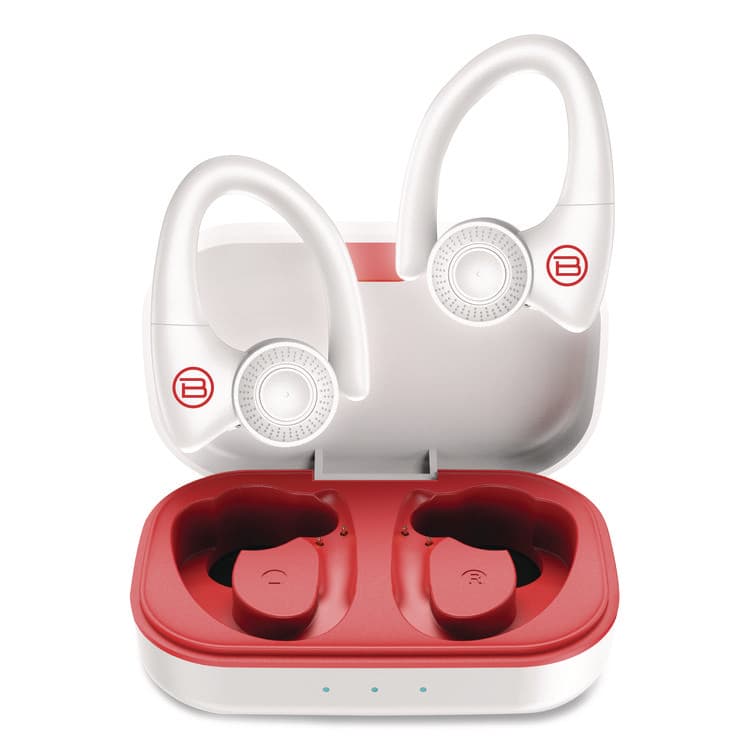 BYTECH Bluetooth Sports Earbuds, White (BTHBCAUBE119WT) thumbnail 2