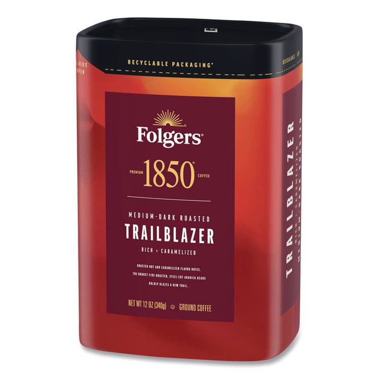 J.M. SMUCKER CO. Trailblazer Roast Ground Coffee, 12 oz Canister (FOL62881EA) thumbnail 4