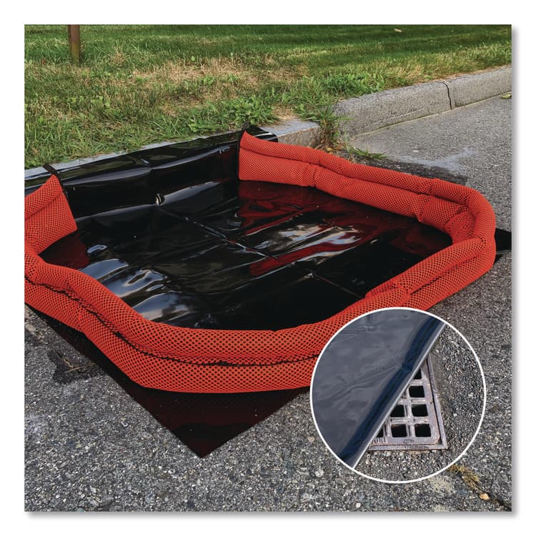 ABSORBENT SPECIALTY PRODUCTS Flood Barriers, 6" x 10 ft x 3.5", 10/Box (QKDQD61010HV) thumbnail 3