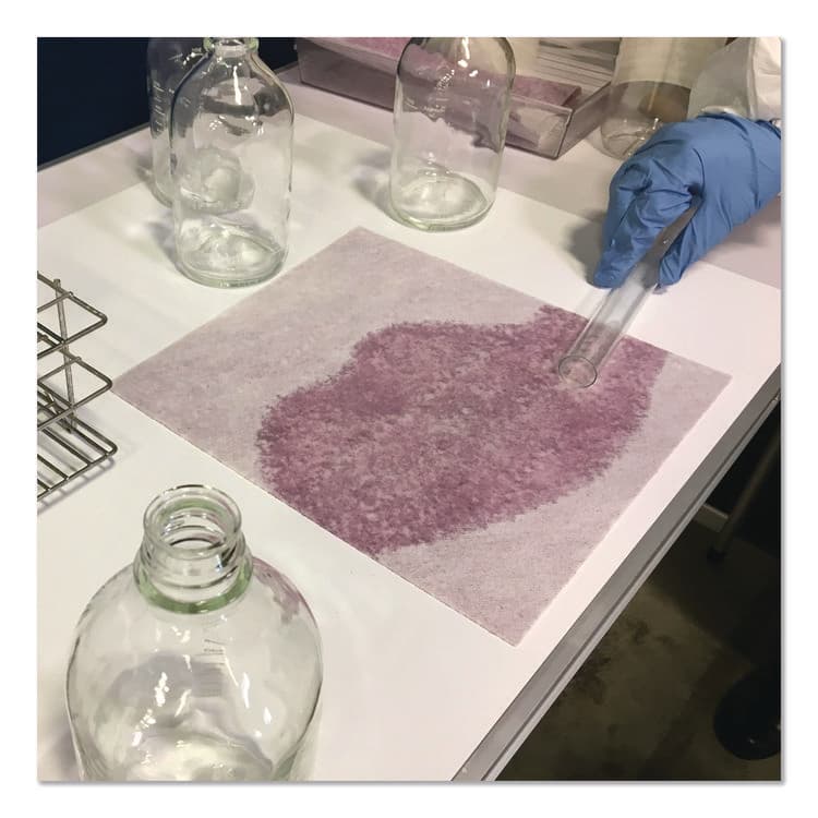 ABSORBENT SPECIALTY PRODUCTS Acid Neutralizing Pads, 3 L, 4 x 10, 10/Pack (QKDACIDPAD10) thumbnail 3