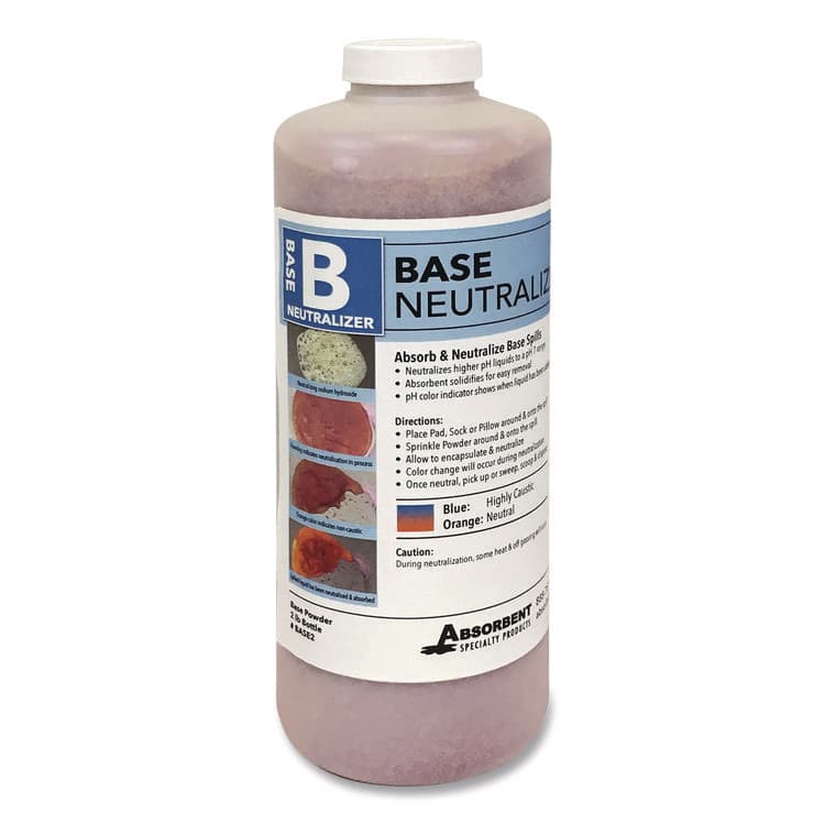 ABSORBENT SPECIALTY PRODUCTS Base Neutralizer, 3 L, 2 lbs Bottle (QKDBASE2)