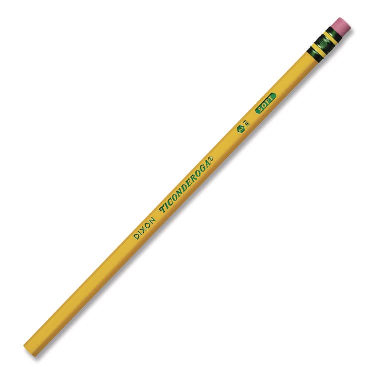 DIXON TICONDEROGA CO. Pencils, HB (#2), Black Lead, Yellow Barrel, 48/Pack (DIXX13922X) thumbnail 2