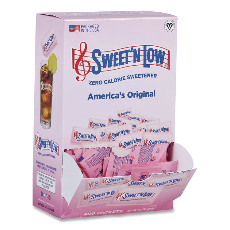 SWEET'N LOW Zero Calorie Sweetener, 1 g Packet, 400/Box, 4 Box/Carton (SMU50150CT) thumbnail 3