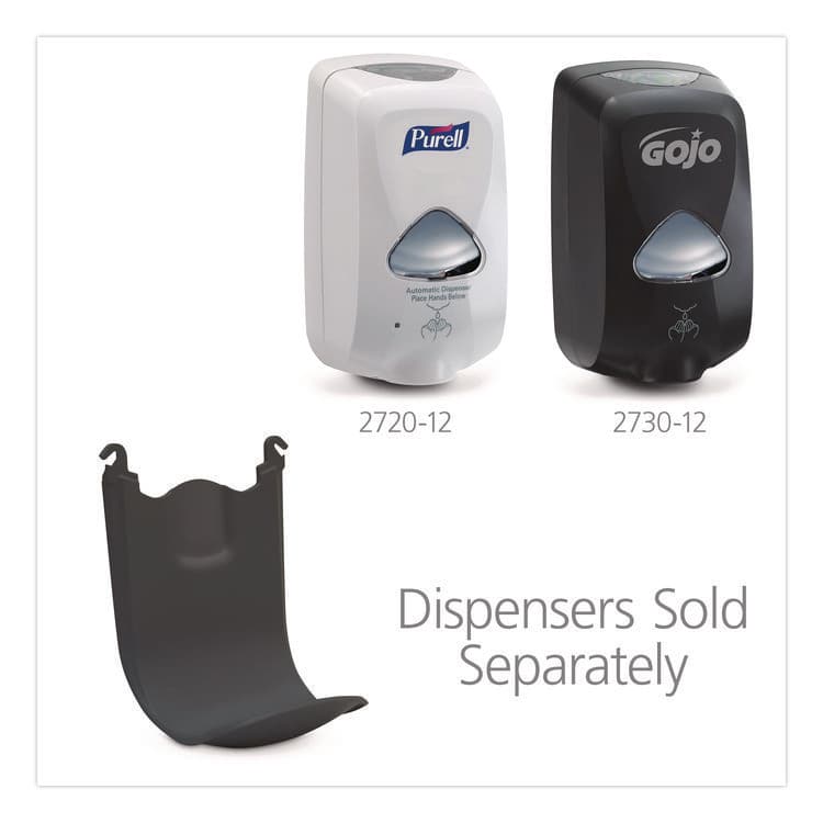 GO-JO INDUSTRIES SHIELD TFX Floor and Wall Protector for 1,250 mL TFX Dispensers, Black, 6/Carton (GOJ276206) thumbnail 2