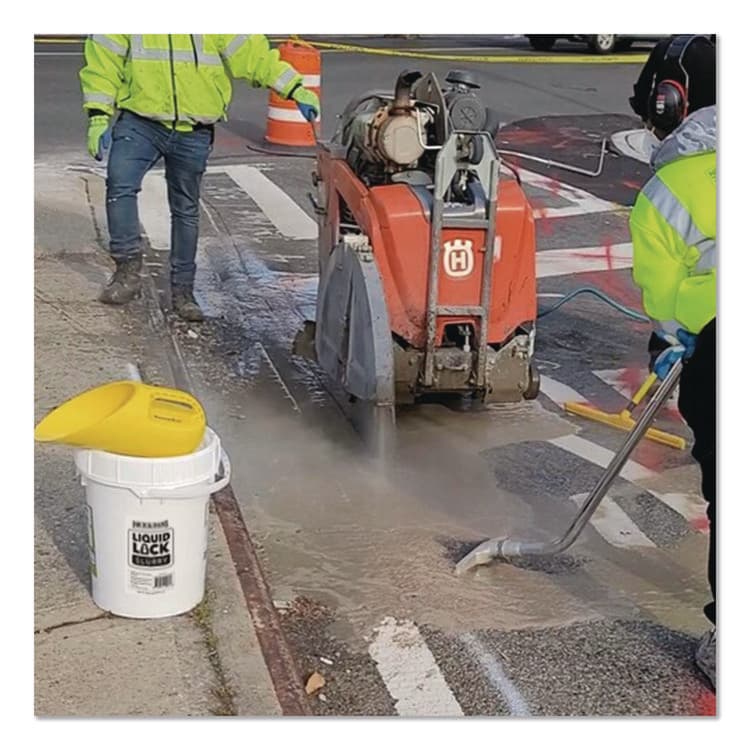 ABSORBENT SPECIALTY PRODUCTS Liquid Lock Slurry, 2,500 gal, 5 gal Bucket (QKDLLS5) thumbnail 4