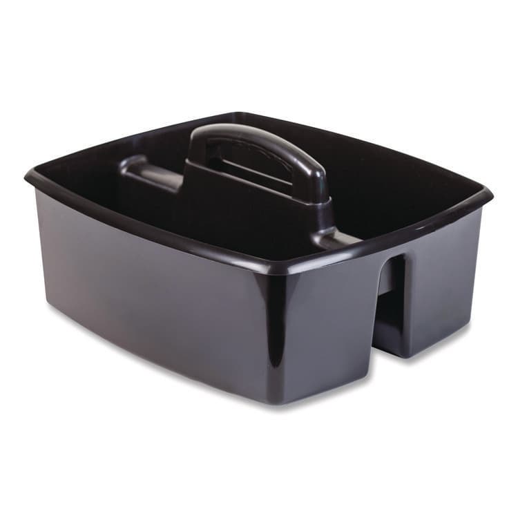 STOREX Large Caddy, 13 x 11 x 6.38, Black, 6/Pack (STX00973E06C) thumbnail 2