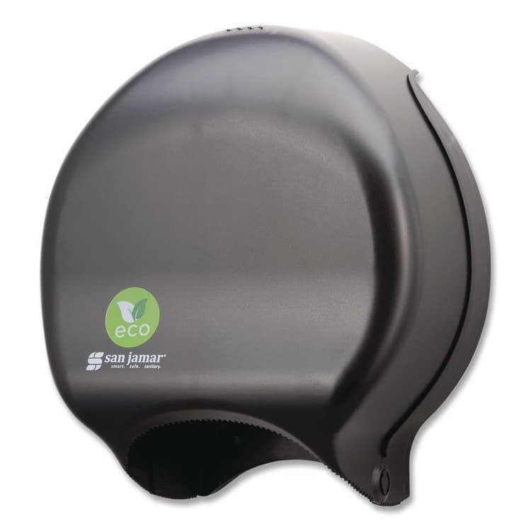 CFS BRANDS Ecological Green Tissue Dispenser, 16.75 x 5.25 x 12.25, Black (SJMR2000REBK)