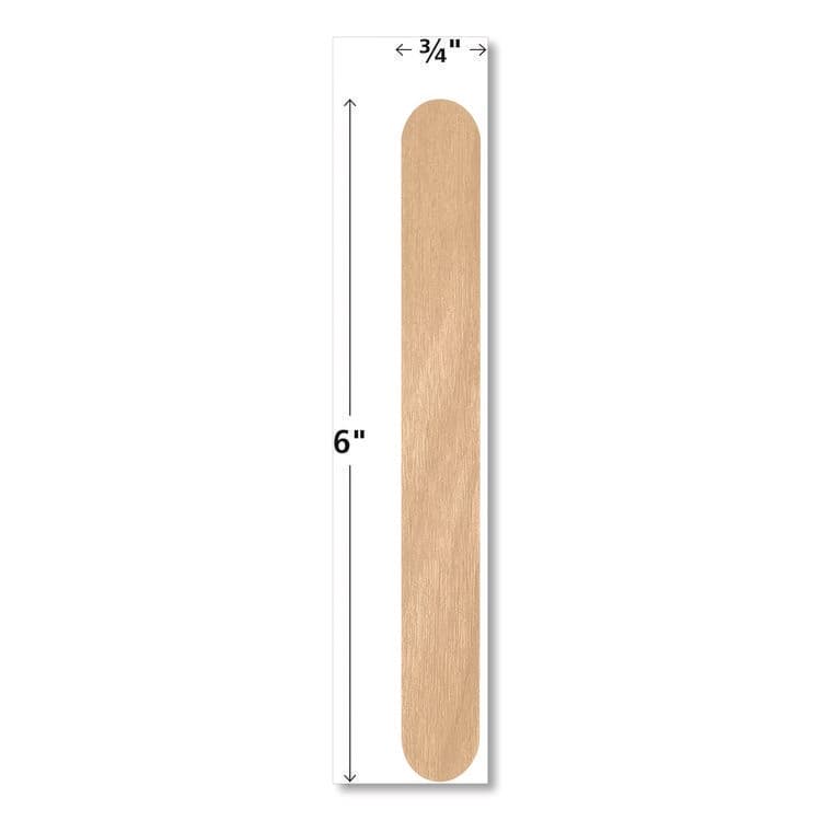 TEACHER CREATED RESOURCES STEM Basics Jumbo Craft Sticks, 6 x 0.75, 200/Pack (TCRTCR20917) thumbnail 3