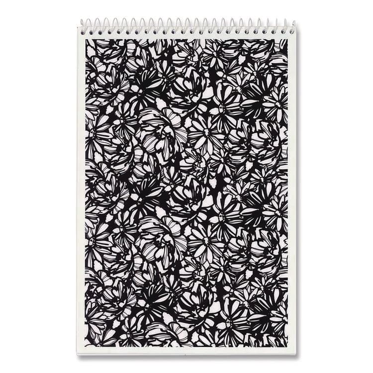 TOPS BUSINESS FORMS Fashion Steno Pad, Assorted Abstract Floral Headband Designs, Gregg Rule, (80) White 6 x 9 Sheets, 6/Pack (TOP80230) thumbnail 3