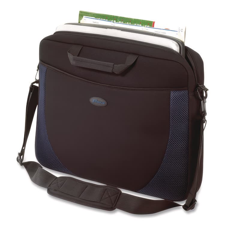 TARGUS Horizontal Slipcase, Fits Devices Up to 17", Neoprene, 17.25 x 4 x 13, Black/Blue (TRGCVR21710) thumbnail 3