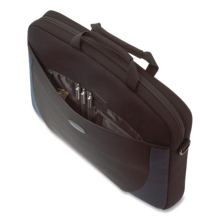 TARGUS Horizontal Slipcase, Fits Devices Up to 17", Neoprene, 17.25 x 4 x 13, Black/Blue (TRGCVR21710) thumbnail 4