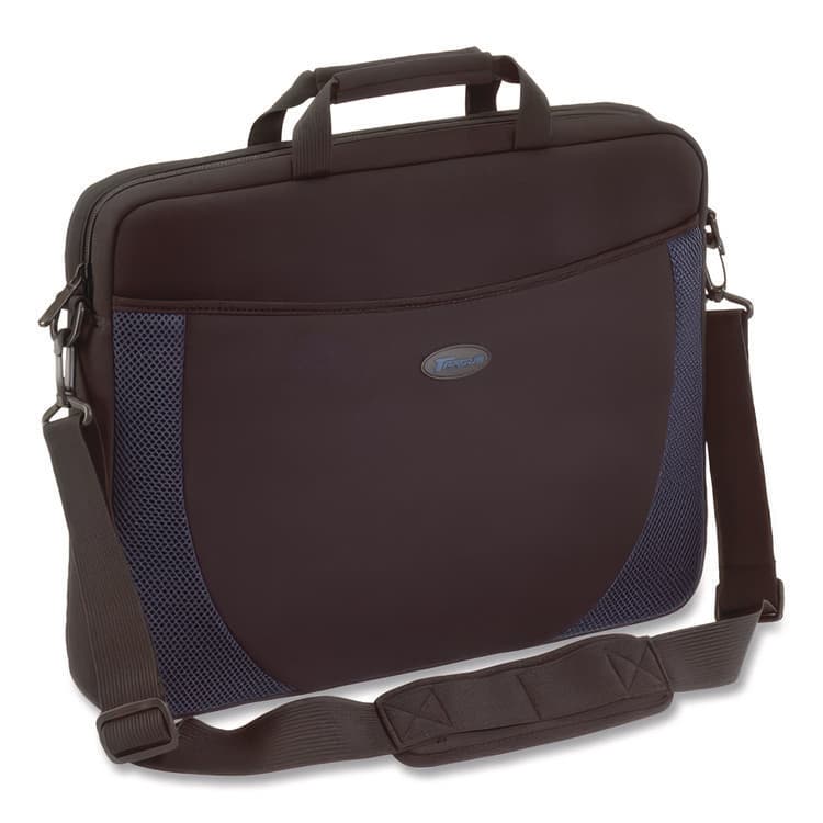 TARGUS Horizontal Slipcase, Fits Devices Up to 17", Neoprene, 17.25 x 4 x 13, Black/Blue (TRGCVR21710)