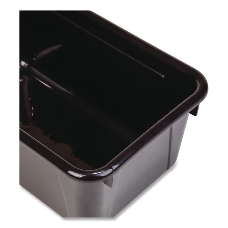 STOREX Cubby Bin, Neutral Tones, 1.8 gal, 7.8" x 12.09" x 5.18", Black, 5/Pack (STX62466E05C) thumbnail 4