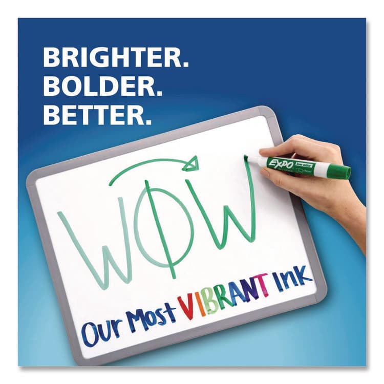 SANFORD Low-Odor Dry Erase Marker, Eraser and Cleaner Kit, Medium Assorted Tips, Assorted Colors, 12/Set (SAN80054A) thumbnail 2