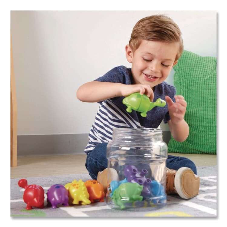 LEARNING RESOURCES Snap-n-Learn Matching Dinos, Pre-K, 18 Pieces (LRNLER6708) thumbnail 4