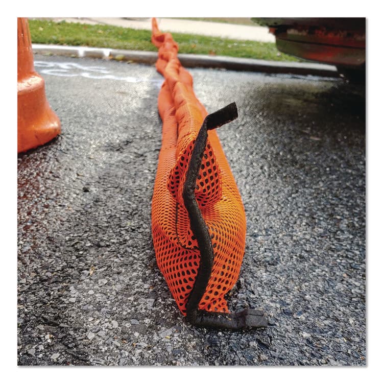 ABSORBENT SPECIALTY PRODUCTS Outdoor Grab and Go Bucket Kit, (4) Hi-Vis 10 ft Flood Barriers (QKDQDGG104HV) thumbnail 2