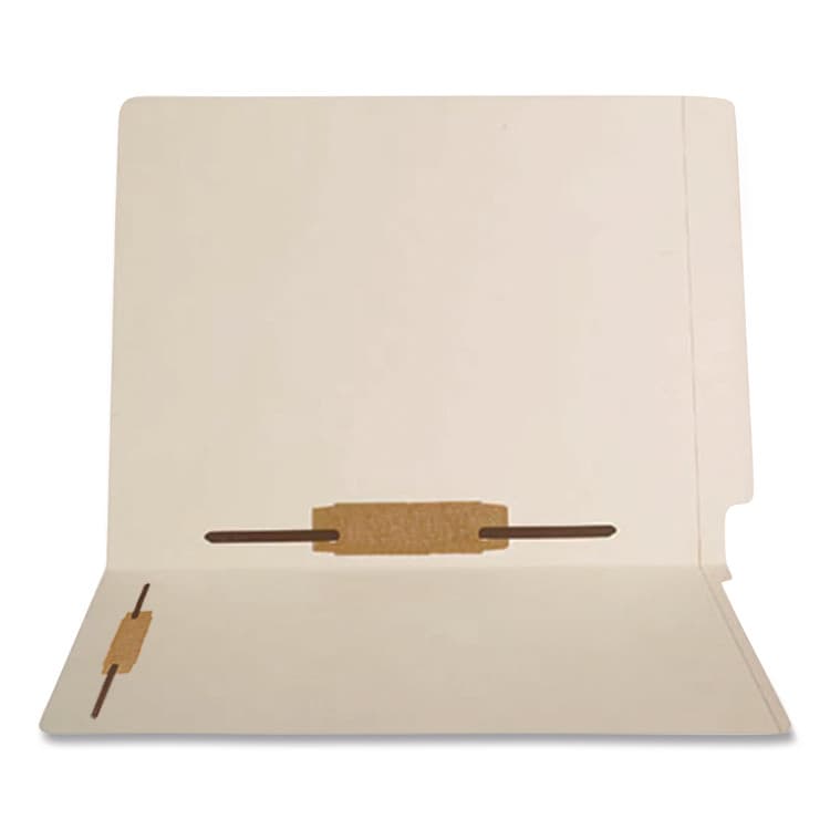 WESTERN STATES ENVELOPE CO End Tab Fastener Folders, Straight Tab, Expands 0.75", 2 Vertical/Horizontal Fasteners, Letter Size, Manila, 250/Box (MAQ52406B) thumbnail 2