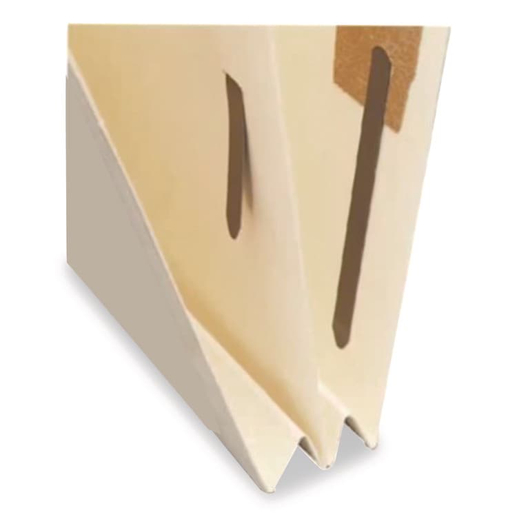 WESTERN STATES ENVELOPE CO Heavy-Duty End Tab Classification Folders, Straight Tab, Expands 2", 1 Divider, 4 Fasteners, Letter Size, Manila, 25/Box (MAQ35482) thumbnail 2