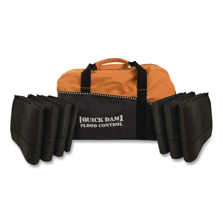 ABSORBENT SPECIALTY PRODUCTS Flood Barrier Duffel Bag Kit, (1) Duffel, (7) 10 ft Flood Barriers (QKDQDDUFF107)