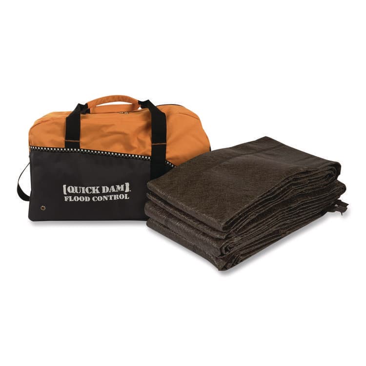 ABSORBENT SPECIALTY PRODUCTS Flood Barrier Duffel Bag Kit, (1) Duffel, (4) 17 ft Flood Barriers (QKDQDDUFF174)