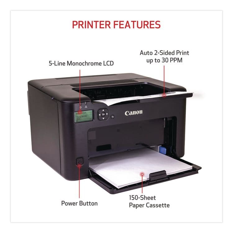 CANON USA, . imageCLASS LBP122dw Wireless Laser Printer (CNM5620C006) thumbnail 2