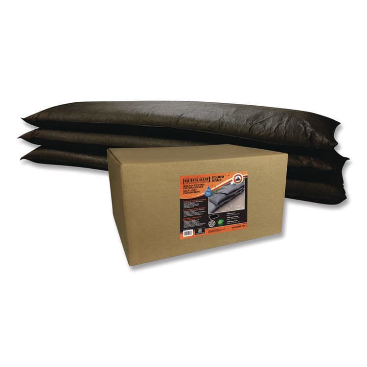 ABSORBENT SPECIALTY PRODUCTS Flood Bags, 12" x 48" x 3.5", 25/Box (QKDQD124825)