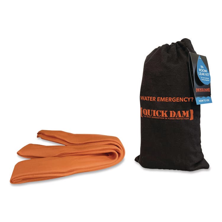 ABSORBENT SPECIALTY PRODUCTS In-Room Leak Kit, (1) Drip Mat, (1) 8 ft Water Dam (QKDWUIRLK)