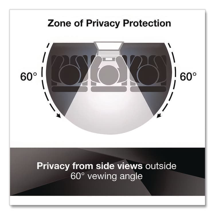 3M/COMMERCIAL TAPE DIV. Frameless Blackout Privacy Filter for 18.5" Widescreen Flat Panel Monitor, 16:9 Aspect Ratio (MMMPF185W9B) thumbnail 4