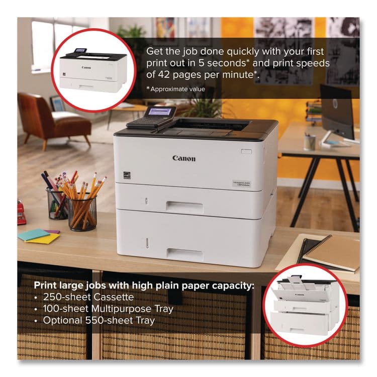 CANON USA, . imageCLASS LBP246dw Wireless Laser Printer (CNM5952C005) thumbnail 3