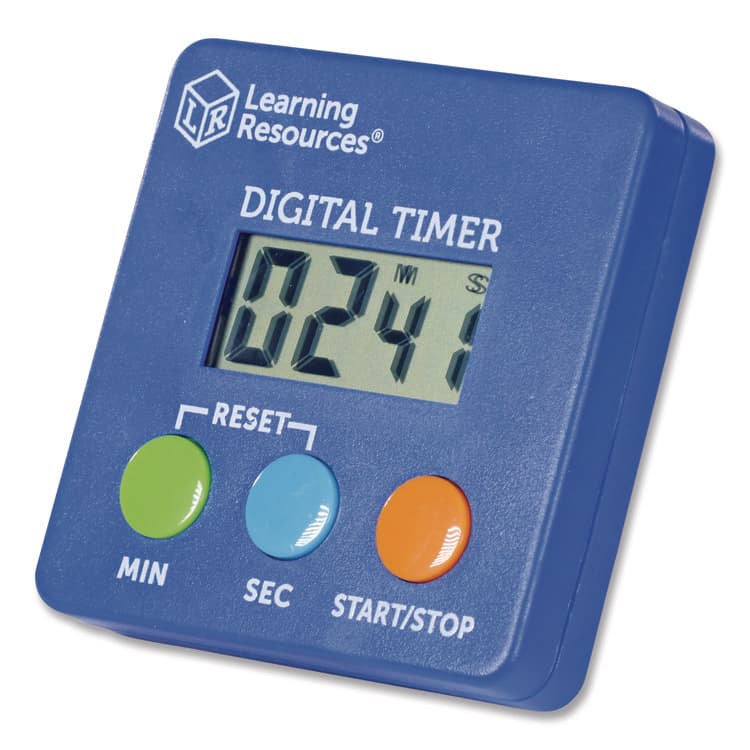 LEARNING RESOURCES Classroom Timer, LCD, 5.3 x 3.6 x 0.9, Blue (LRNLER4339) thumbnail 3