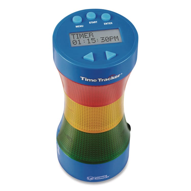 LEARNING RESOURCES Time Tracker Visual Timer and Clock, LCD, 5.4 x 8.6 x 2.5, Assorted Colors (LRNLER6900) thumbnail 3