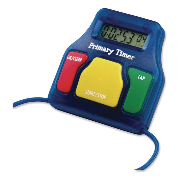 LEARNING RESOURCES Student Timer, LCD, 2.5 x 6.3 x 2.5, Assorted Colors, 6 Timers (LRNLER8136) thumbnail 3