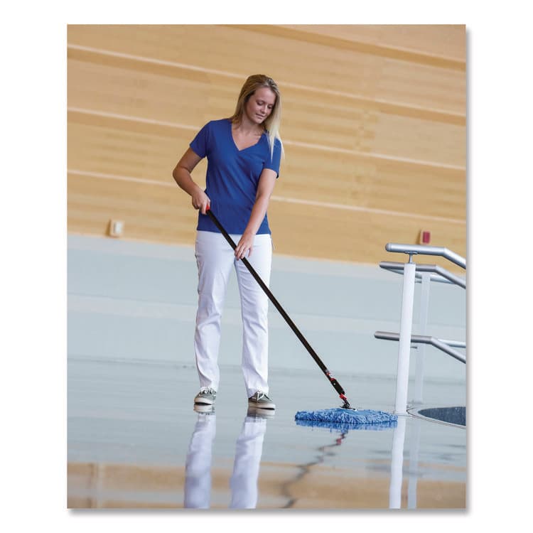 NEXSTEP COMMERCIAL PRODUCTS MaxiTwist Microfiber Dust Mops, Microfiber, 36" x 5", Blue (NCP94074) thumbnail 4
