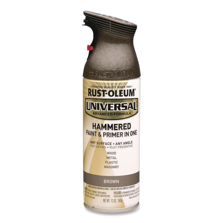 RUST-OLEUM CORPORATION Universal Premium Spray Paint, Hammer Brown, 12 oz Aerosol Can (RST245218EA)