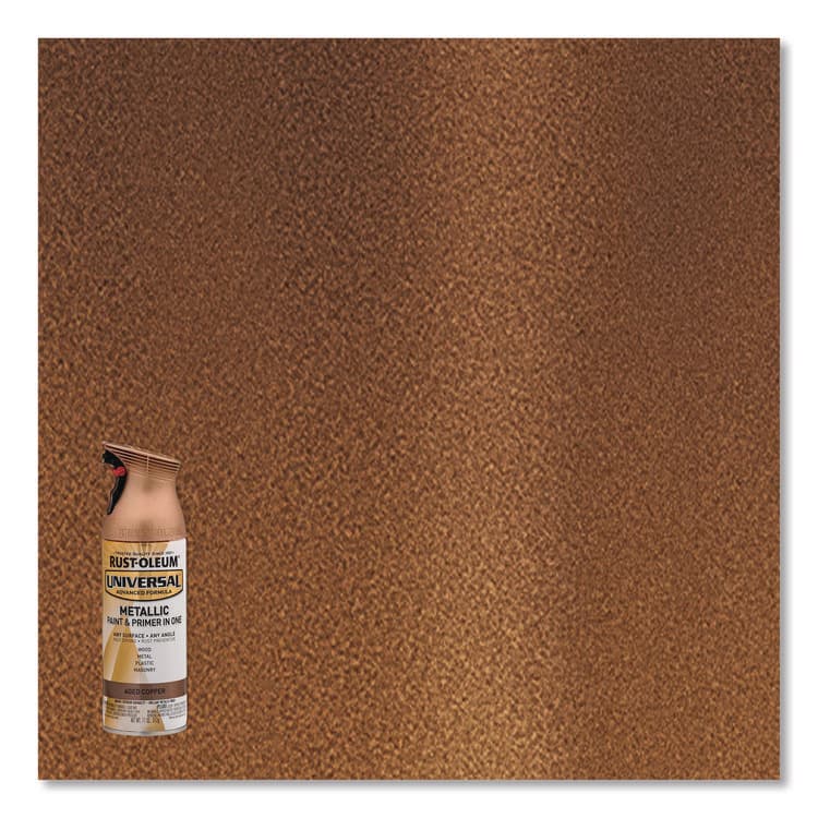 RUST-OLEUM CORPORATION Universal Premium Spray Paint, Aged Copper, 12 oz Aerosol Can (RST249132EA) thumbnail 2