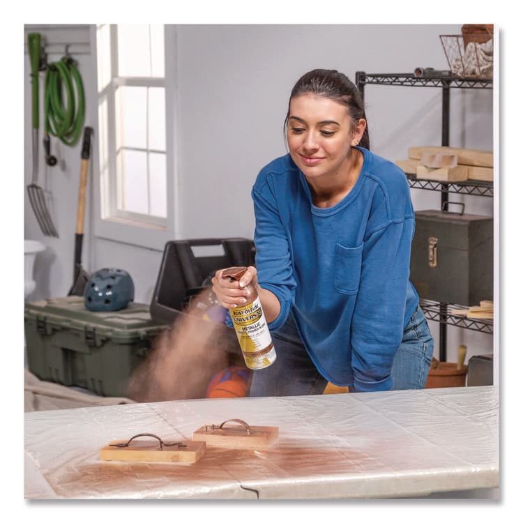 RUST-OLEUM CORPORATION Universal Premium Spray Paint, Aged Copper, 12 oz Aerosol Can (RST249132EA) thumbnail 3